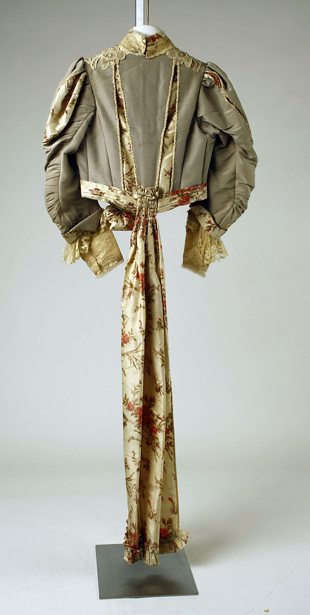 Dress, C. L. Loveland, silk, American