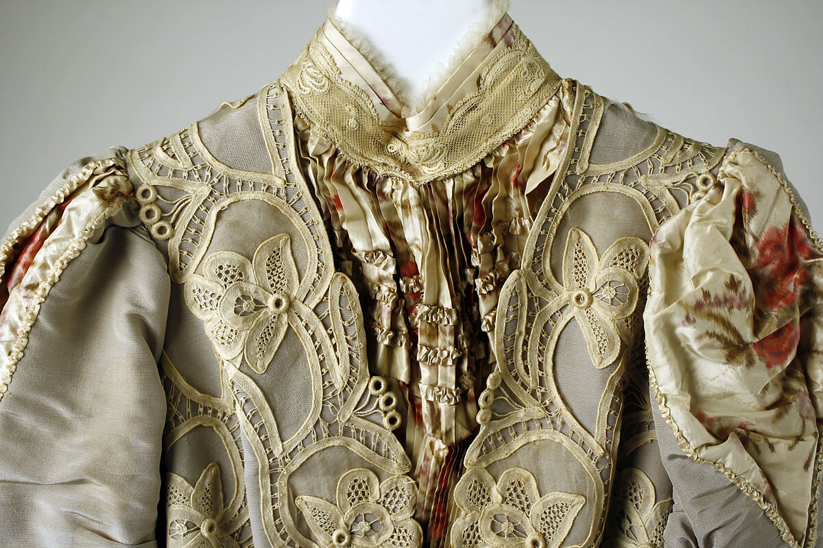 Dress, C. L. Loveland, silk, American