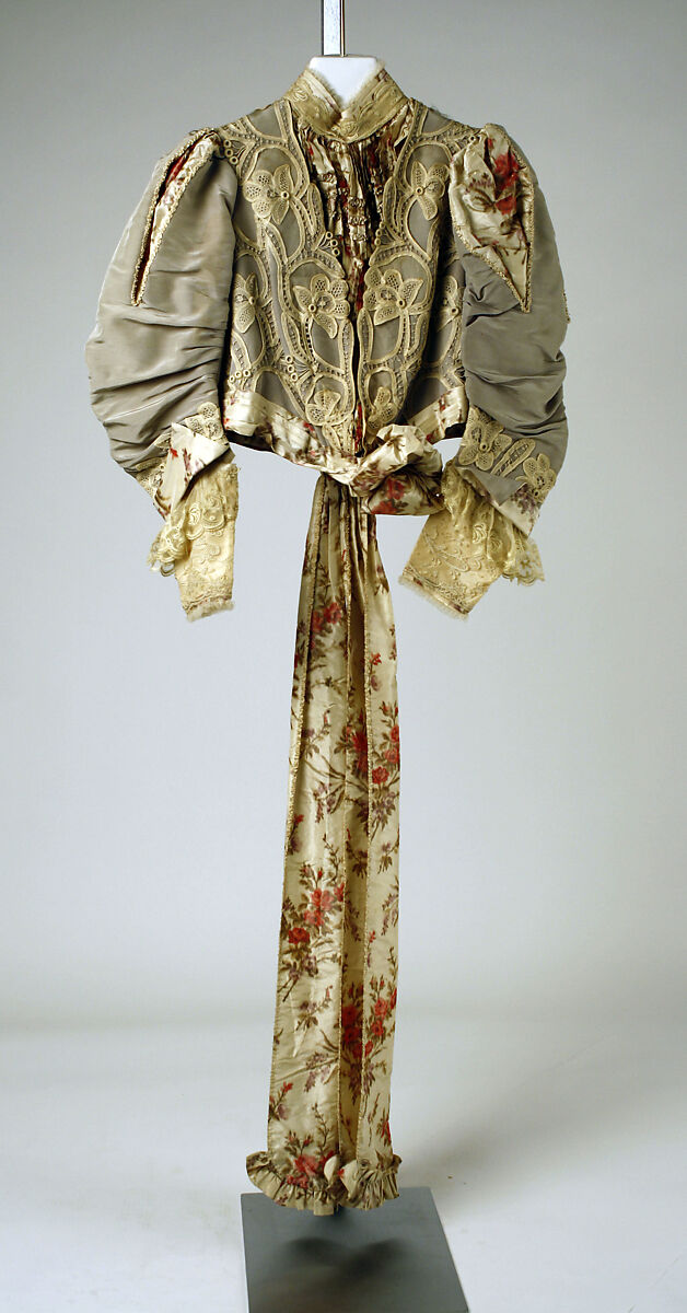 Dress, C. L. Loveland, silk, American 