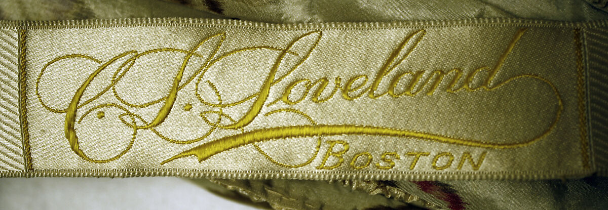 Dress, C. L. Loveland, silk, American
