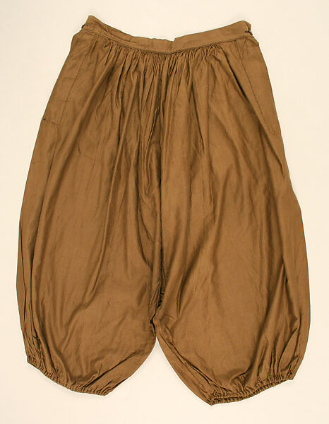 Gym bloomers, cotton, American