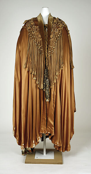 Cloak, Madeleine Laferrière (French, 1847–1912), silk, French 