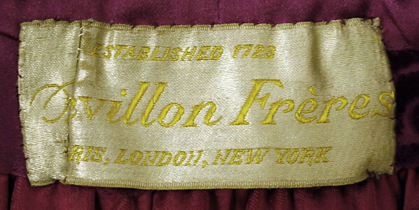 Evening wrap, Revillon Frères (French, founded 1723), silk, French