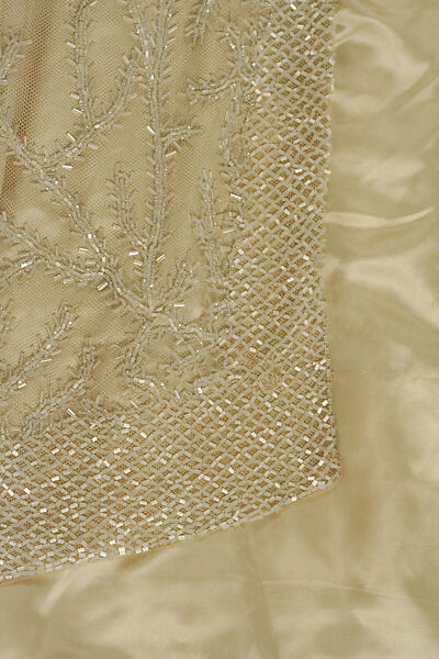 Evening dress, Doeuillet, silk, French