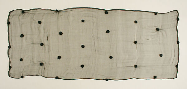 Veil, silk, American or European 