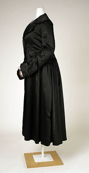 Coat, silk, American