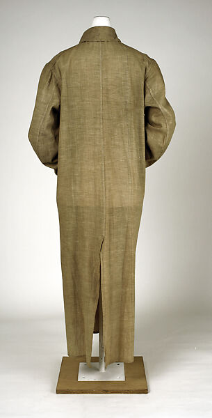 Duster, linen, American