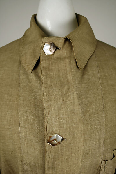 Duster, linen, American