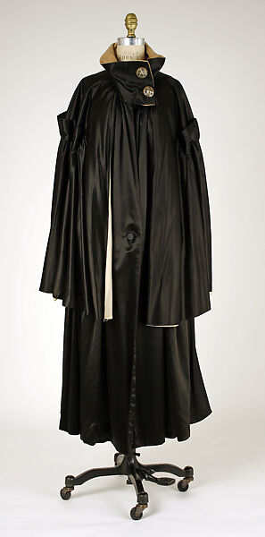 Cloak, Revillon Frères (French, founded 1723), silk, American 