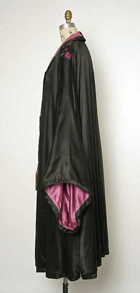 Evening cape, House of Drecoll (French, 1902–1931), silk, French