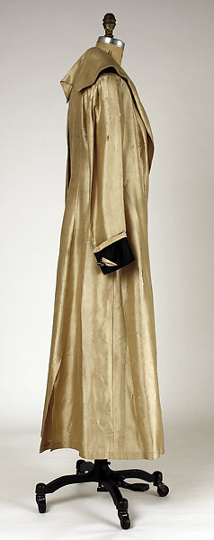 Raincoat, silk, American