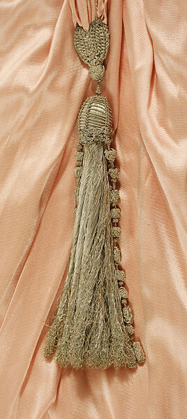 Afternoon dress, Weeks (French), silk, fur, metal, French