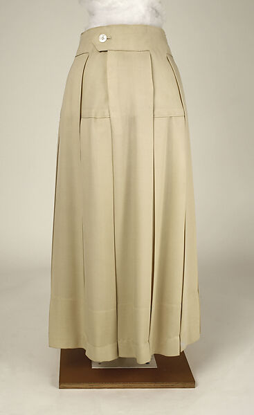 Skirt, wool, American