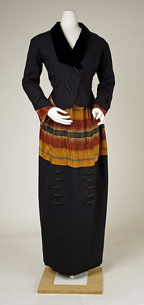 Suit, Premet (French, ca. 1911–1932), wool, silk, French 