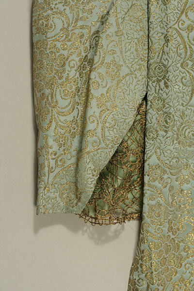 Evening dress, Farquharson &amp; Wheelock, N.Y., silk, metallic thread, cotton, glass, American