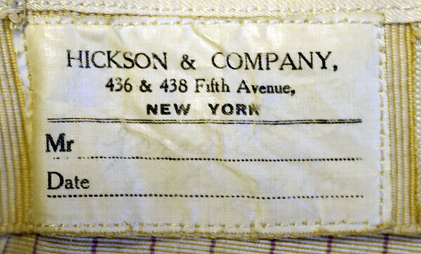 Walking suit, Hickson Inc. (American, 1902–1931), silk, American