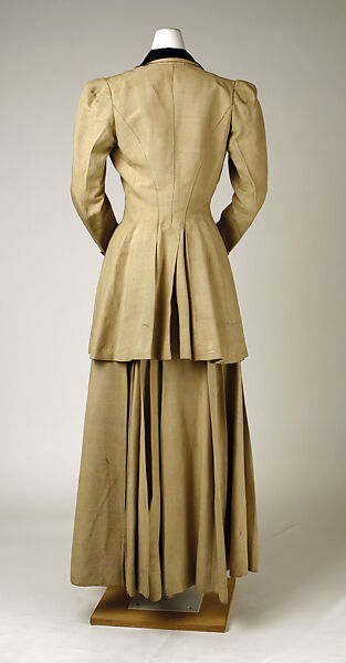 Suit, silk, American