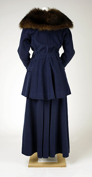 Suit, Callot Soeurs (French, active 1895–1937), wool, fur, French