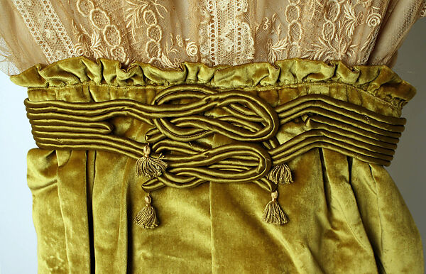 Afternoon dress, Lucile Ltd., New York (American, 1910–1932), silk, metal, American