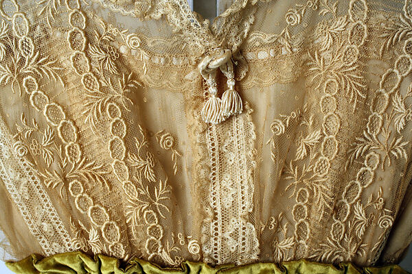 Afternoon dress, Lucile Ltd., New York (American, 1910–1932), silk, metal, American