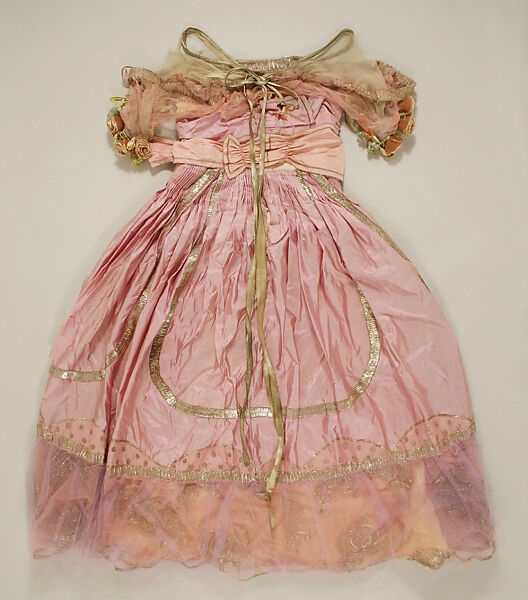 Evening dress, L.P. Hollander &amp; Co. (American), silk, metallic, American