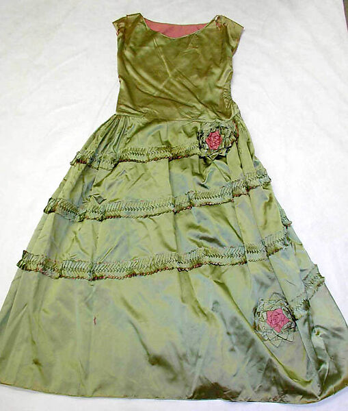 Robe de Style, Lucien Lelong (French, 1889–1958), silk, horsehair, French