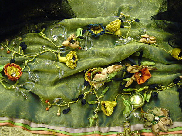 Dance dress, Lucile Ltd., New York (American, 1910–1932), silk, metal thread, glass, horsehair, cotton, American