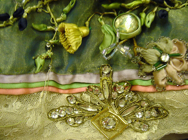 Dance dress, Lucile Ltd., New York (American, 1910–1932), silk, metal thread, glass, horsehair, cotton, American