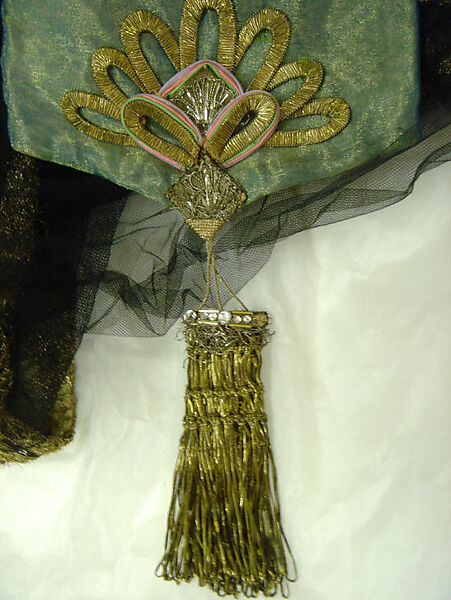 Dance dress, Lucile Ltd., New York (American, 1910–1932), silk, metal thread, glass, horsehair, cotton, American