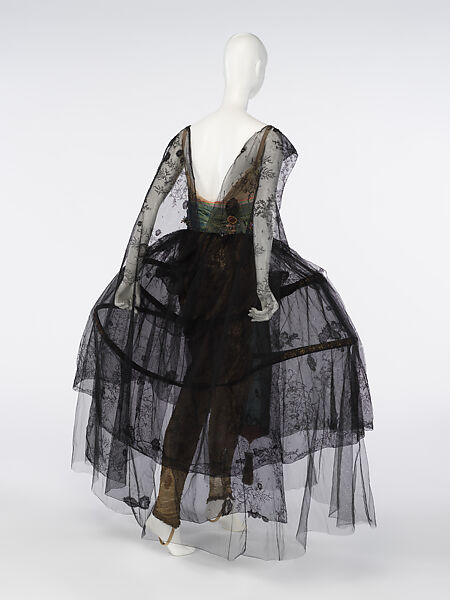 Dance dress, Lucile Ltd., New York (American, 1910–1932), silk, metal thread, glass, horsehair, cotton, American