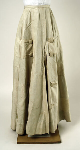 Afternoon suit, flax, cotton, American