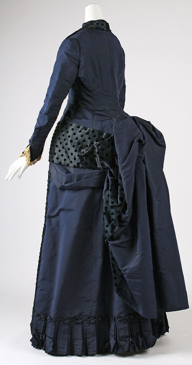 Dress, silk, American