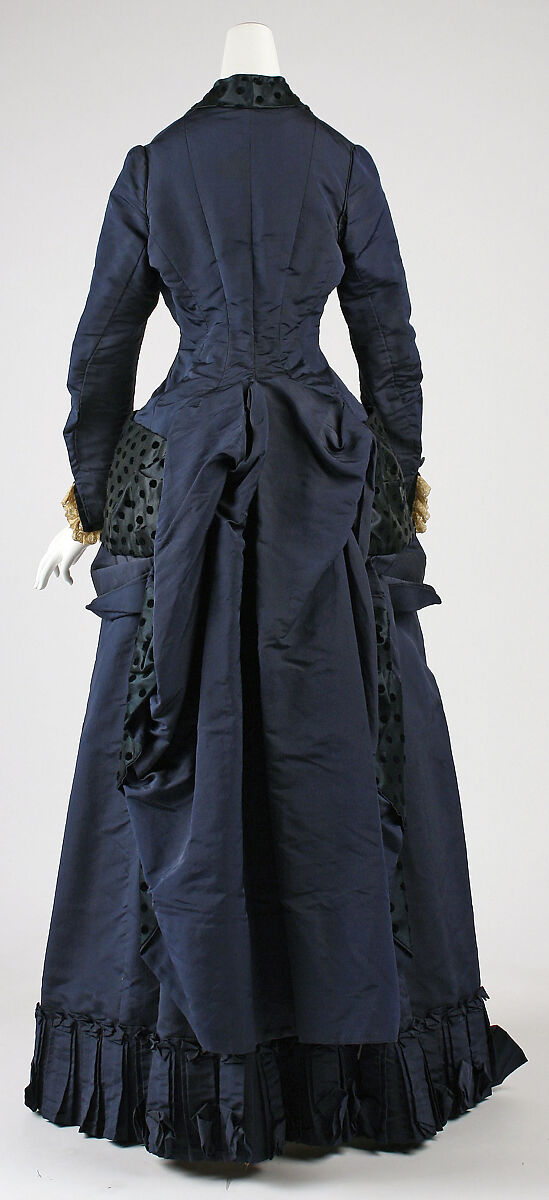 Dress, silk, American