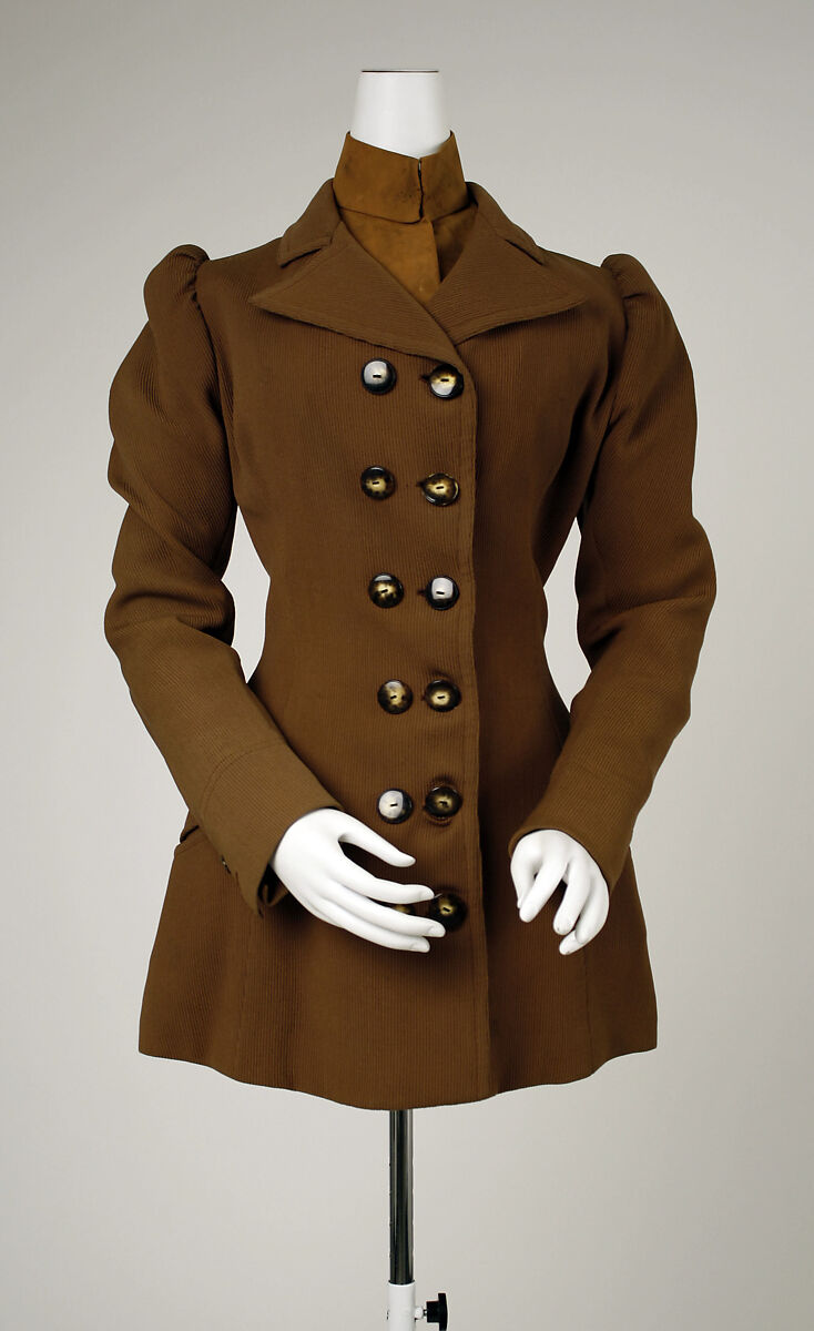 Ensemble, B. Altman &amp; Co. (American, 1865–1990), wool, leather, American