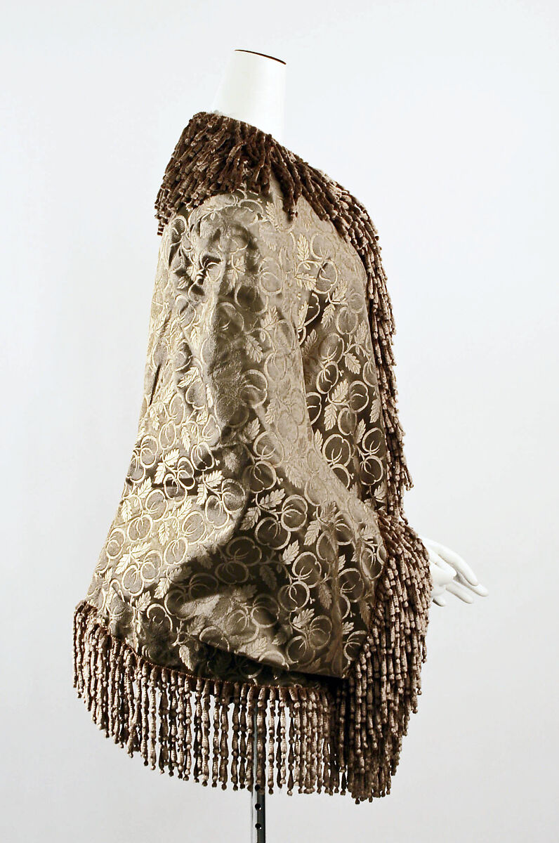 Mantle, silk, American or European