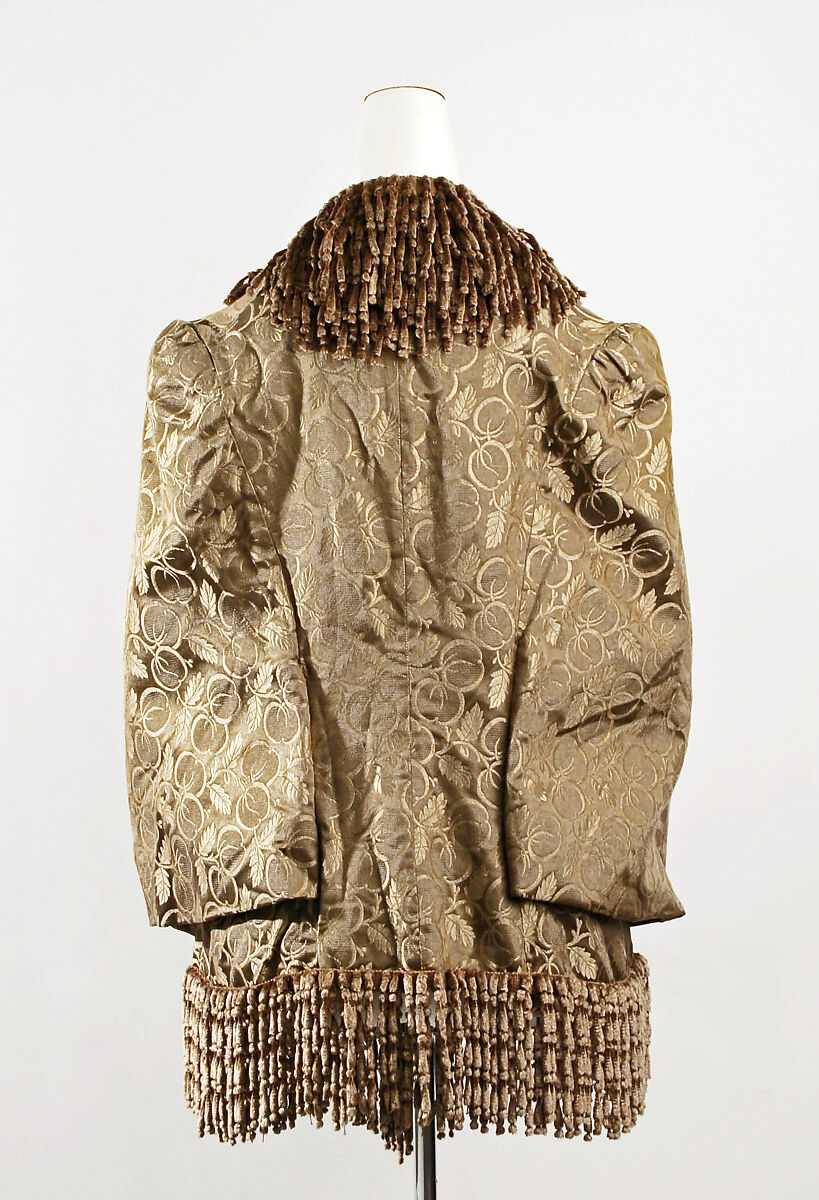 Mantle, silk, American or European