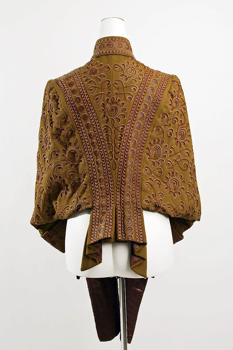 Dolman, wool, silk, American
