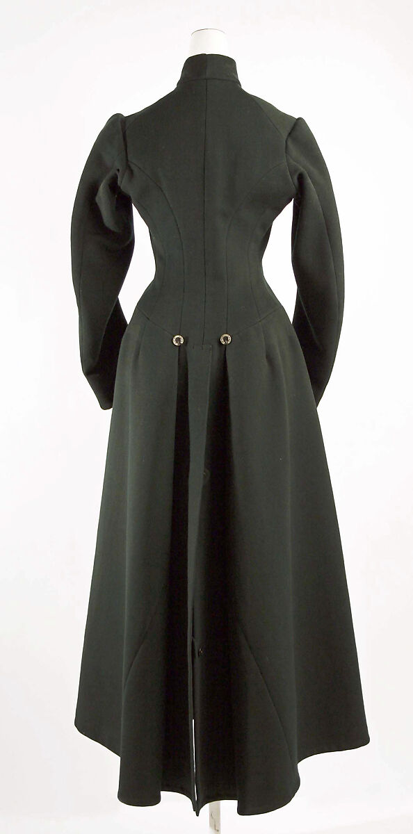 Coat, wool, metal, British