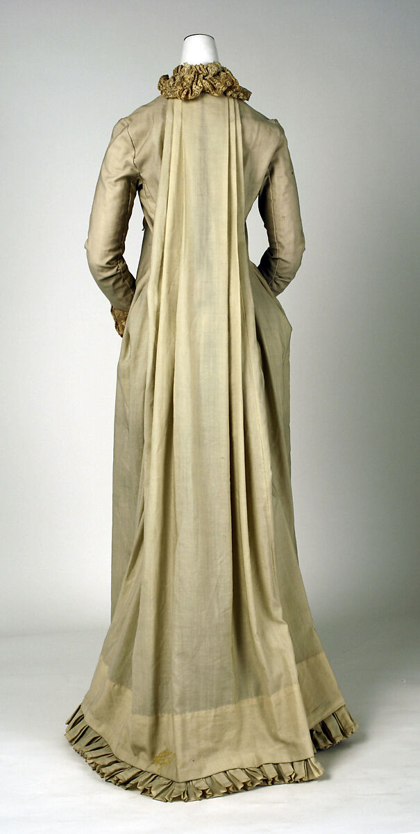 Dressing gown, wool, American or European