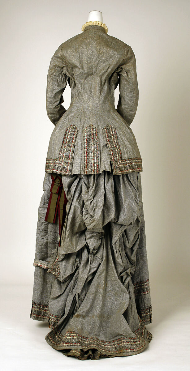 Dress, Maison Vignon (French, active ca. 1850–ca. 1910), cotton, French
