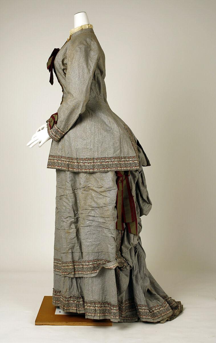 Dress, Maison Vignon (French, active ca. 1850–ca. 1910), cotton, French