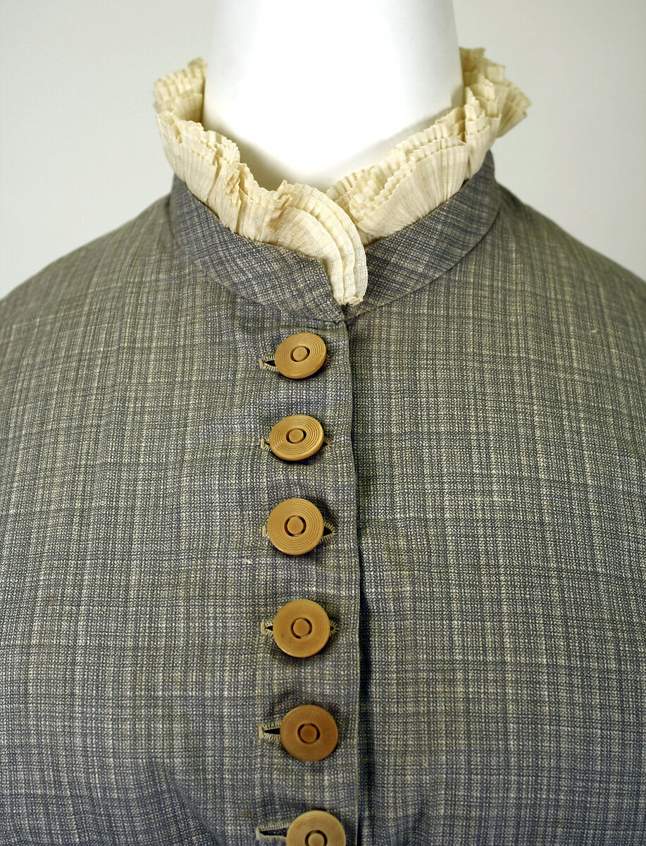 Dress, Maison Vignon (French, active ca. 1850–ca. 1910), cotton, French