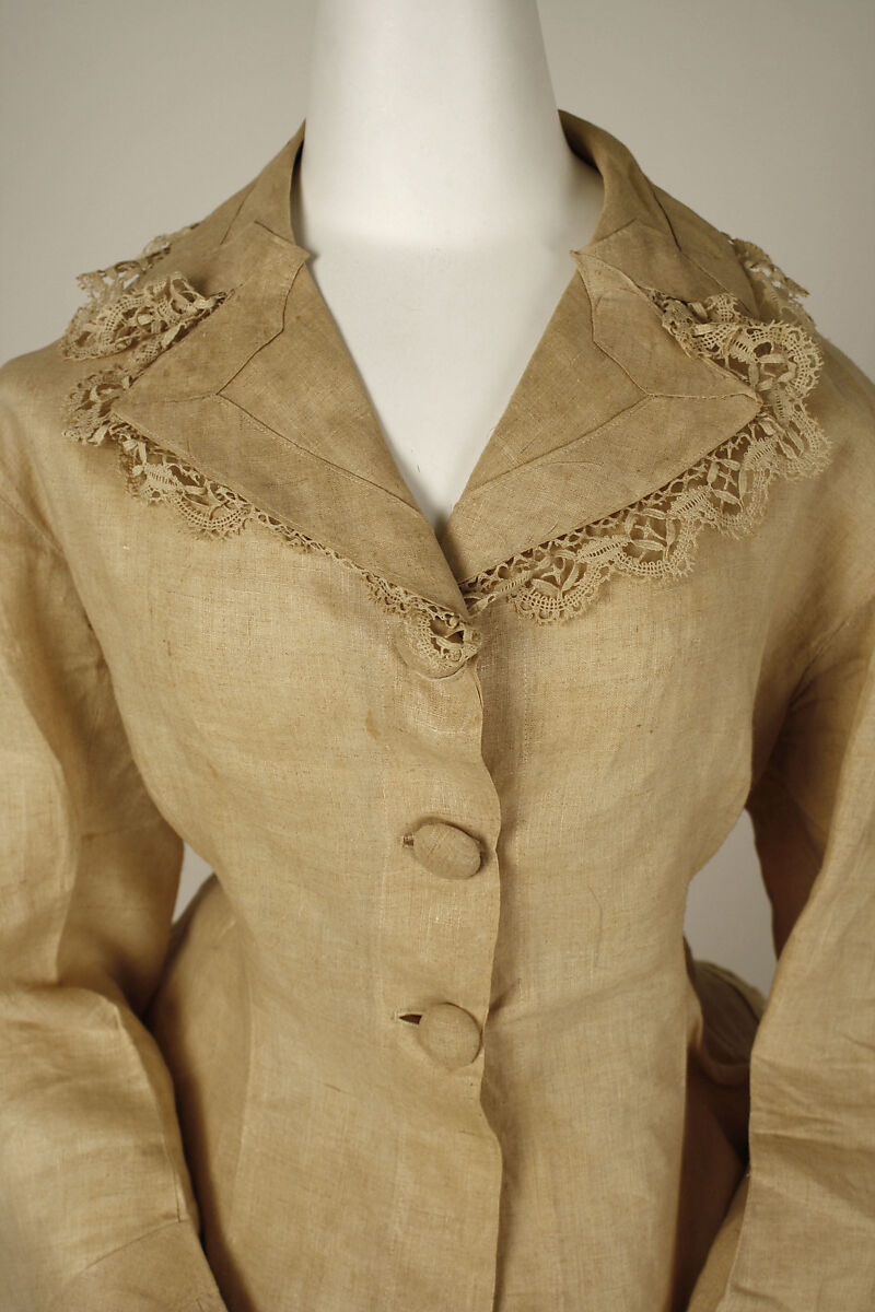 Morning dress, linen, American