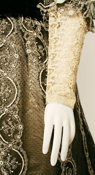 Dress, House of Worth (French, 1858–1956), silk, cotton, French