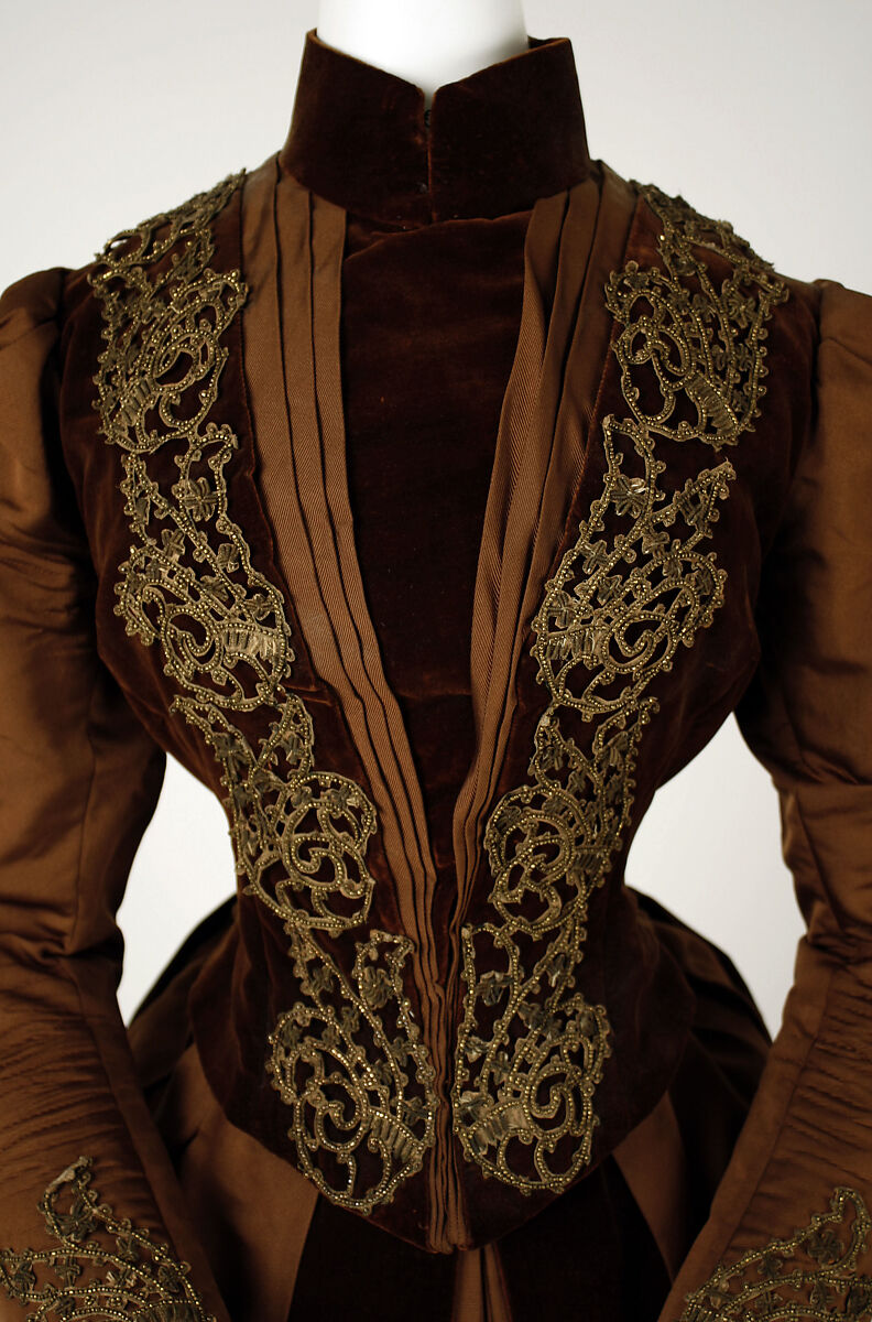 Dress, A. &amp; P. Hoppe (American), silk, American