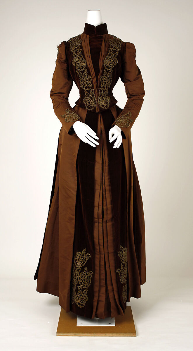 Dress, A. &amp; P. Hoppe (American), silk, American 