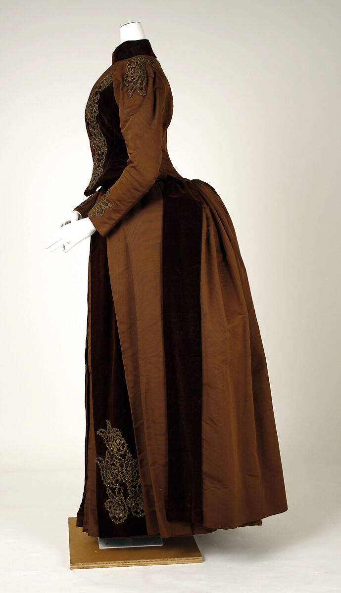 Dress, A. &amp; P. Hoppe (American), silk, American