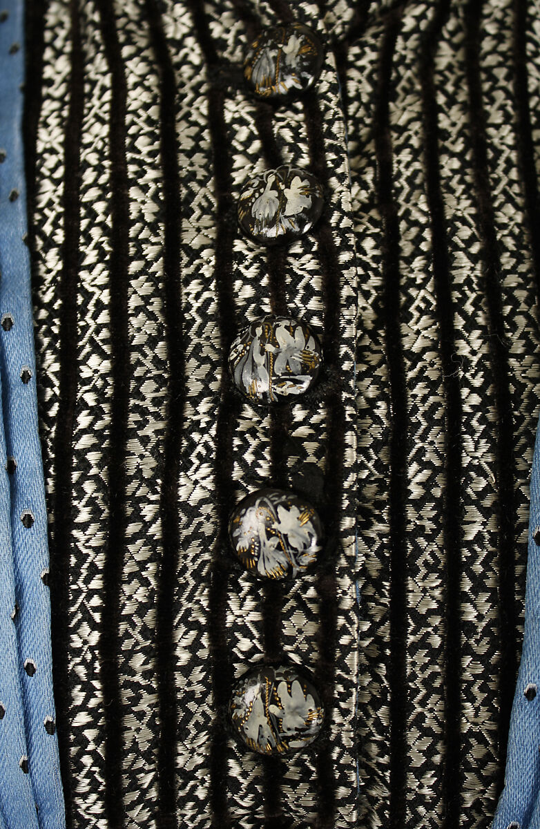 Dress, silk, cotton, French