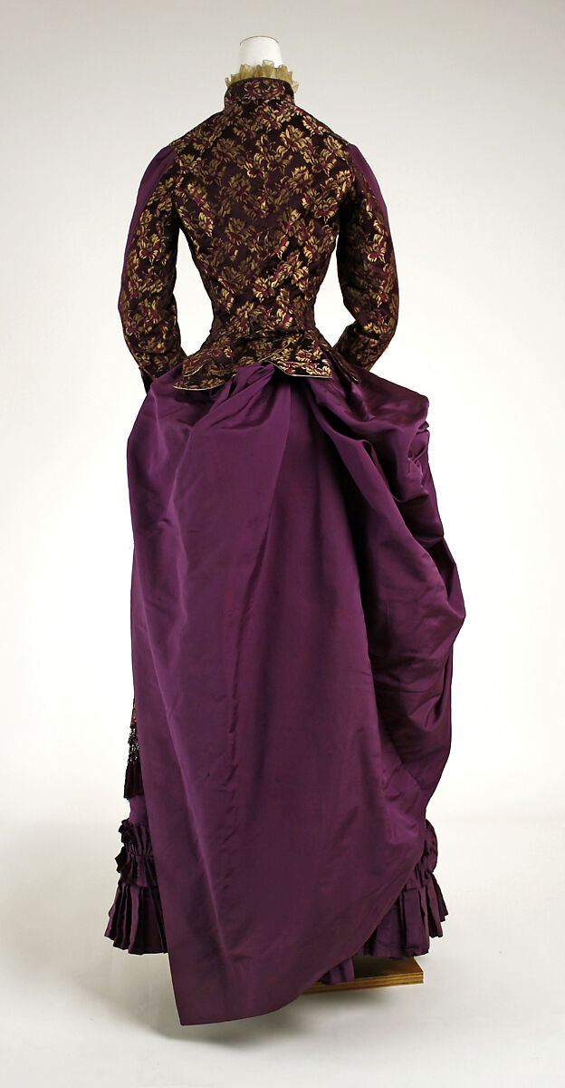 Dress, silk, American