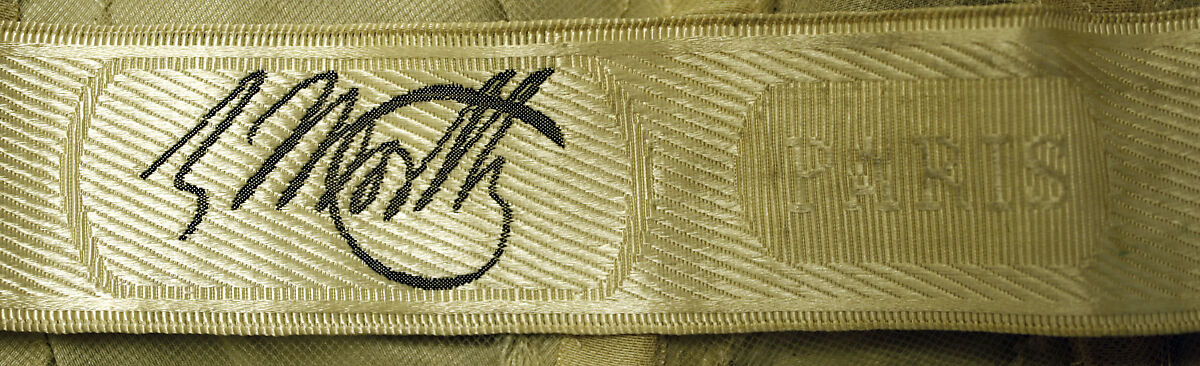 Evening dress, House of Worth (French, 1858–1956), silk, cotton, metal, French